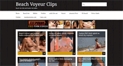Desktop Screenshot of beachvoyeurclips.com